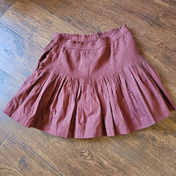 NWT Anthropologie Eula Pintucked Skirt - Picture 2 of 9